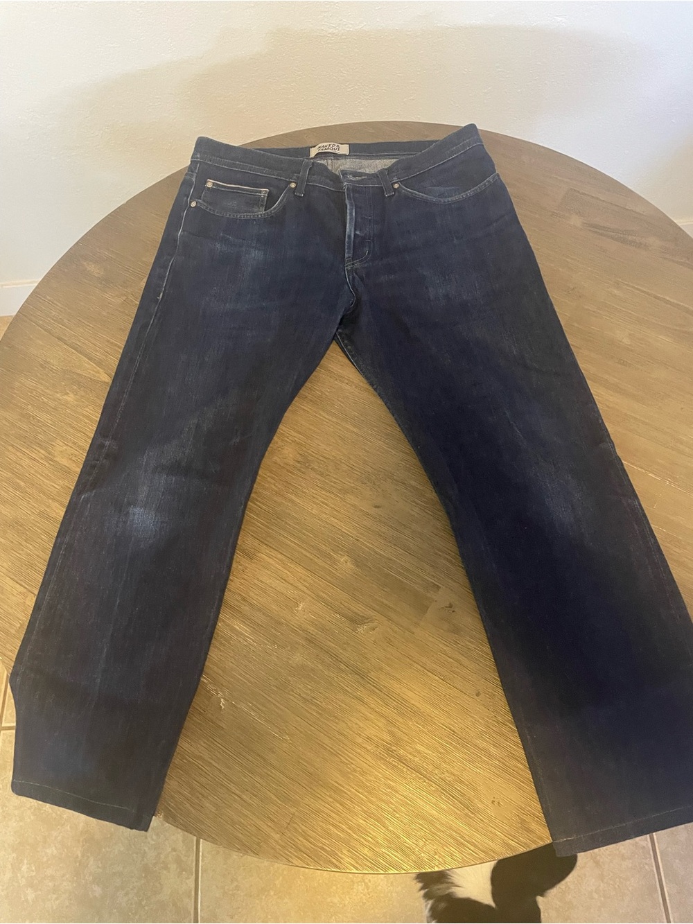 Naked and famous blue jeans